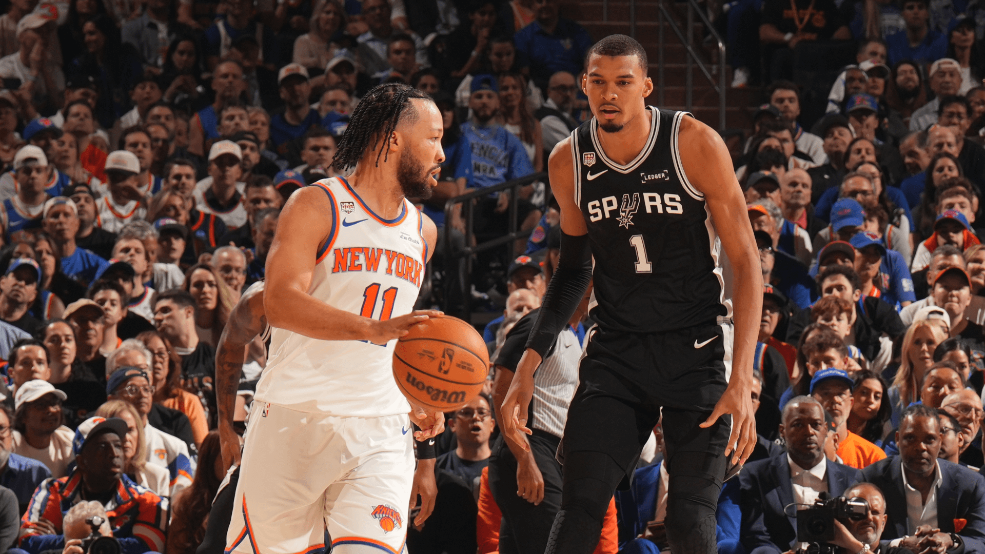 NBA admits Victor Wembanyama fouled Jalen Brunson with Game 3 shove, flagrant review still ongoing