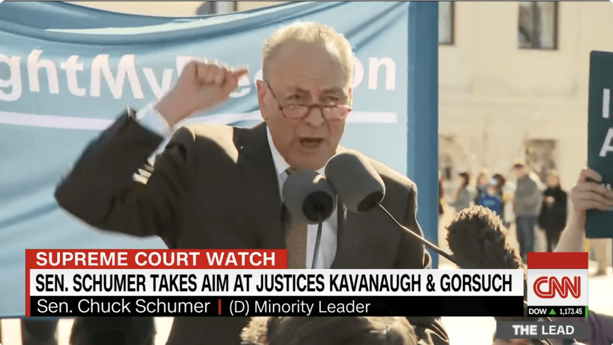 Swatting Incident At Justice Barrett’s Home Is Another ‘Hit’ From Schumer’s ‘Whirlwind’