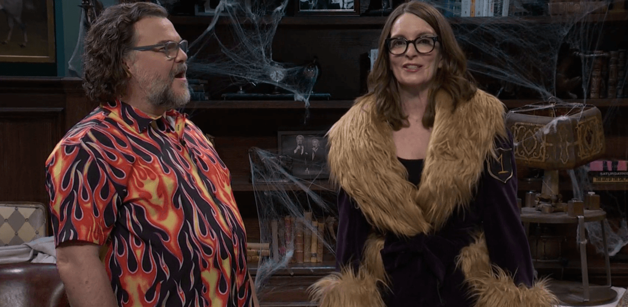 Tina Fey Crashes Jack Black’s ‘SNL’ Monologue: ‘You’re the First Black in the Five-Timers Club’