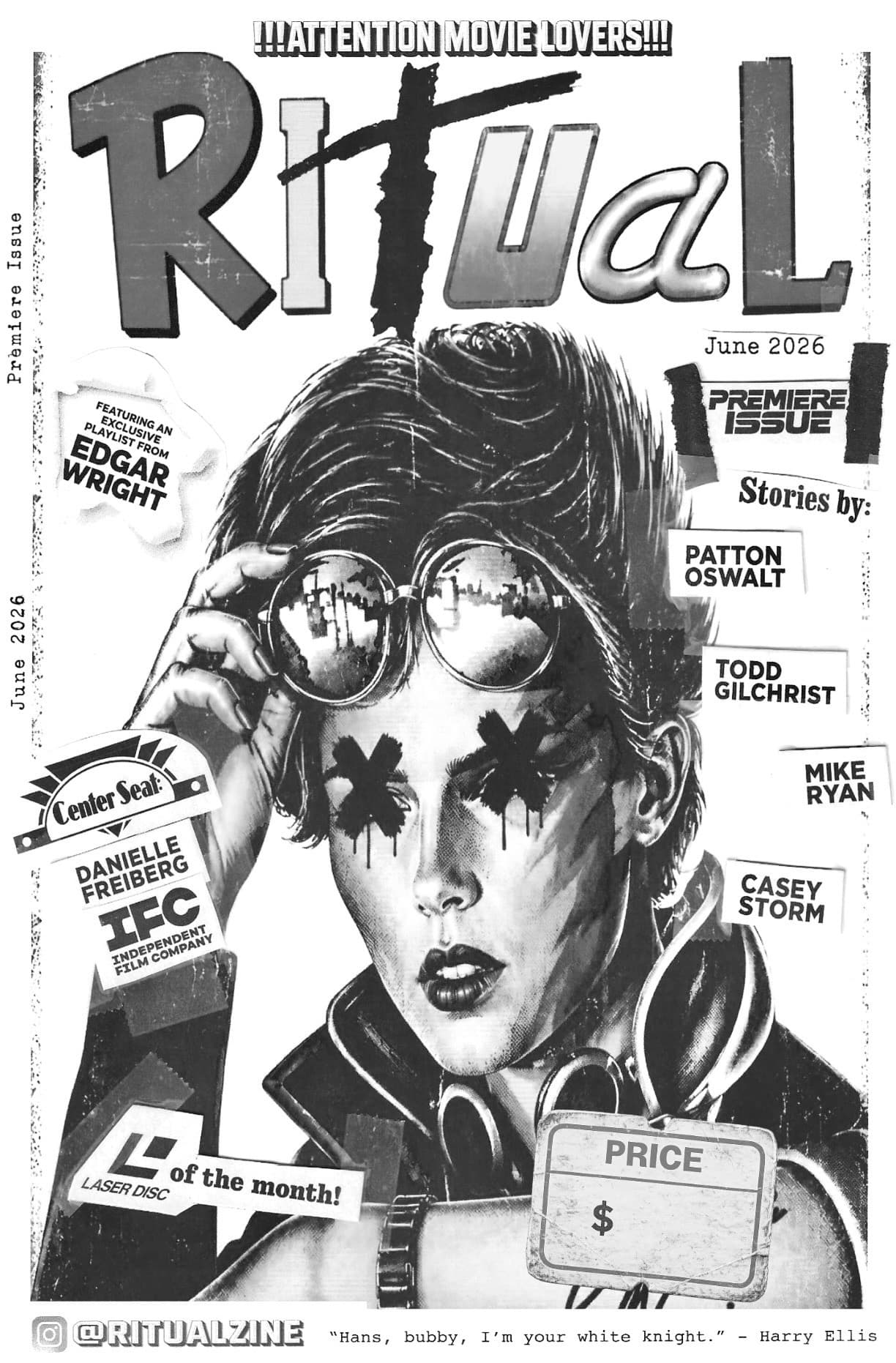 Indie Film Zine Ritual Launches at L.A. Theaters; Patton Oswalt, Edgar Wright Among Contributors