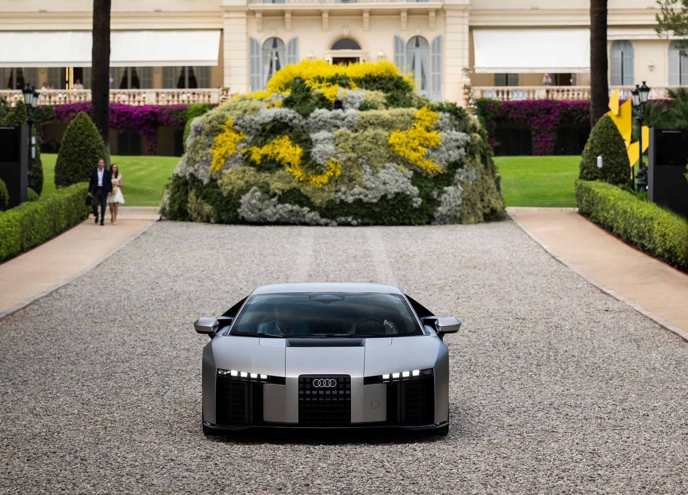 Audi Celebrates Launch of Nuvolari Supercar With Star-Studded Affair in the South of France