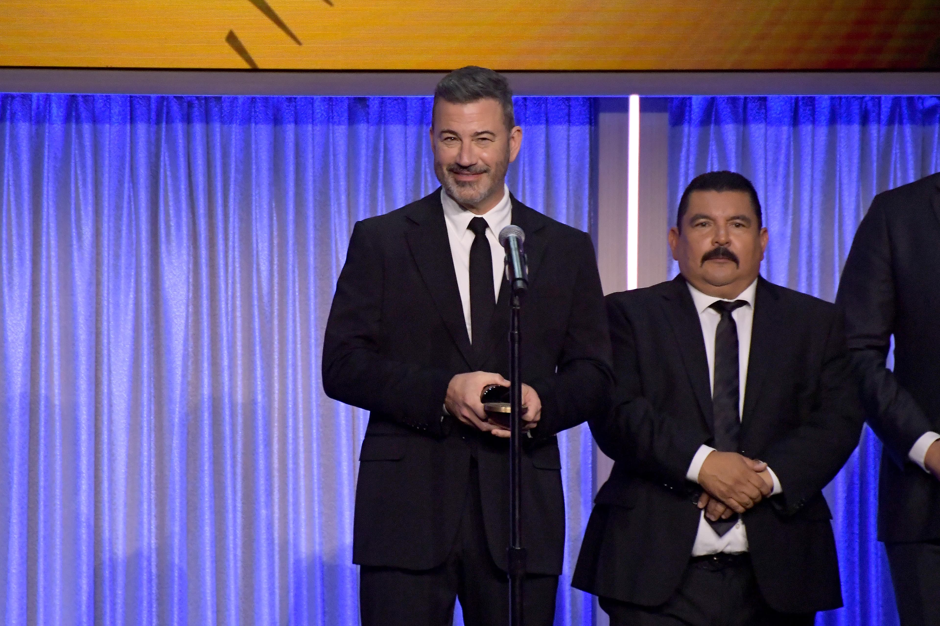 Jimmy Kimmel Thanks ‘Pumpkin McPornhumper’ Trump for His Peabody; ‘Andor’ Creator Tony Gilroy Urges Crowd to Take On Fascism Before It’s Too Late: ‘F— the Empire’