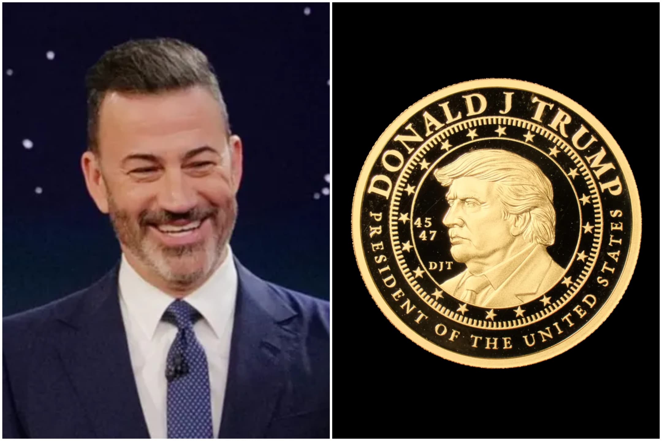 Jimmy Kimmel Ridicules Trump’s $12,000 UFC Fight Commemorative Coin That Has ‘No Face Value’: It Takes ‘Special Kind of Con Man’ to Sell Supporters ‘Money They Cannot Spend’