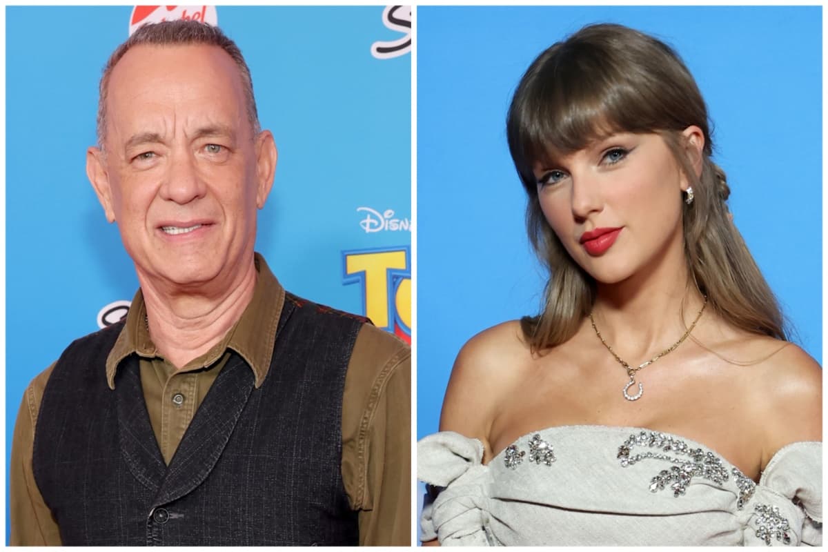 Tom Hanks Says Taylor Swift’s ‘Toy Story 5’ Song Was Kept ‘Top Secret’ From the Cast Until Release Day
