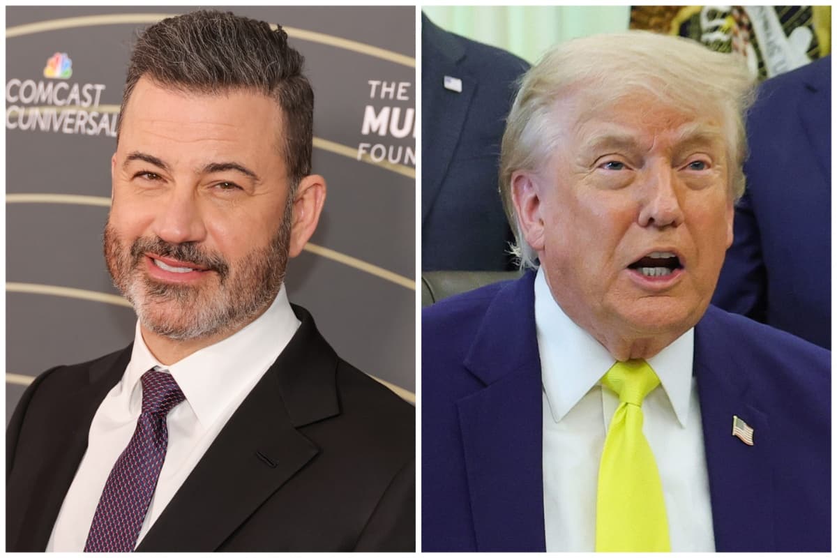 Jimmy Kimmel Wishes Donald Trump Happy Birthday With Jeffrey Epstein-Inspired Birthday Card