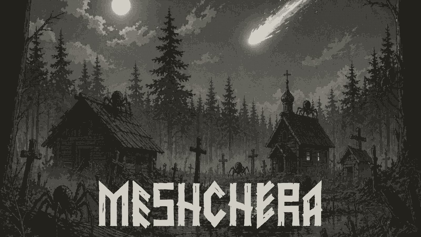 Check out Meshchera, an atmospheric match-three game for Playdate set in a haunted marsh