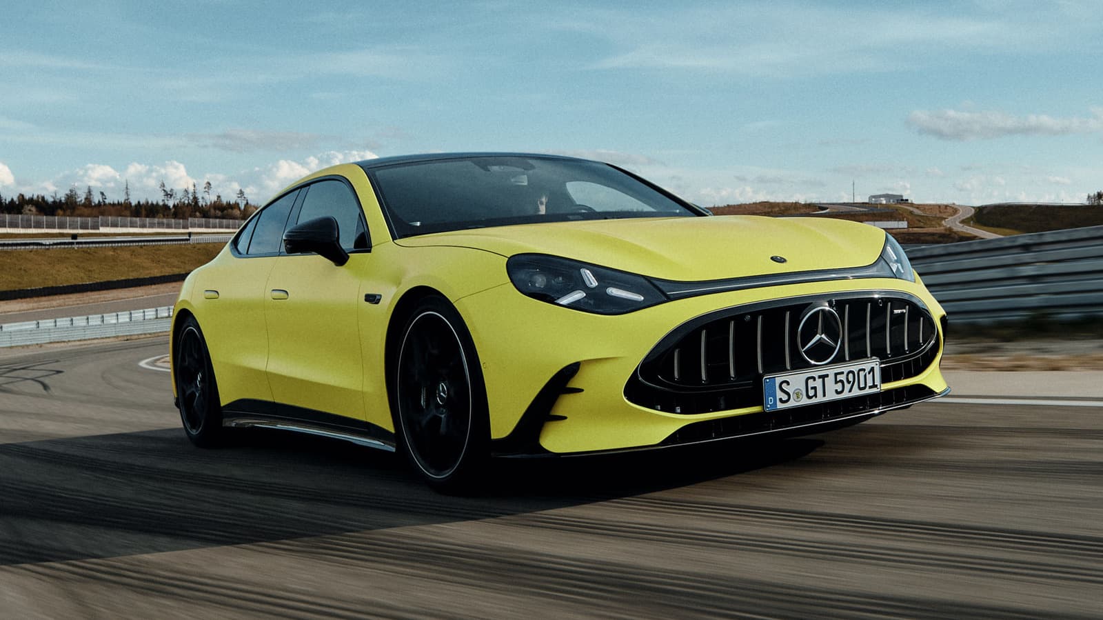 Mercedes-AMG's 1,153 hp electric GT 4-Door takes on Porsche's Taycan
