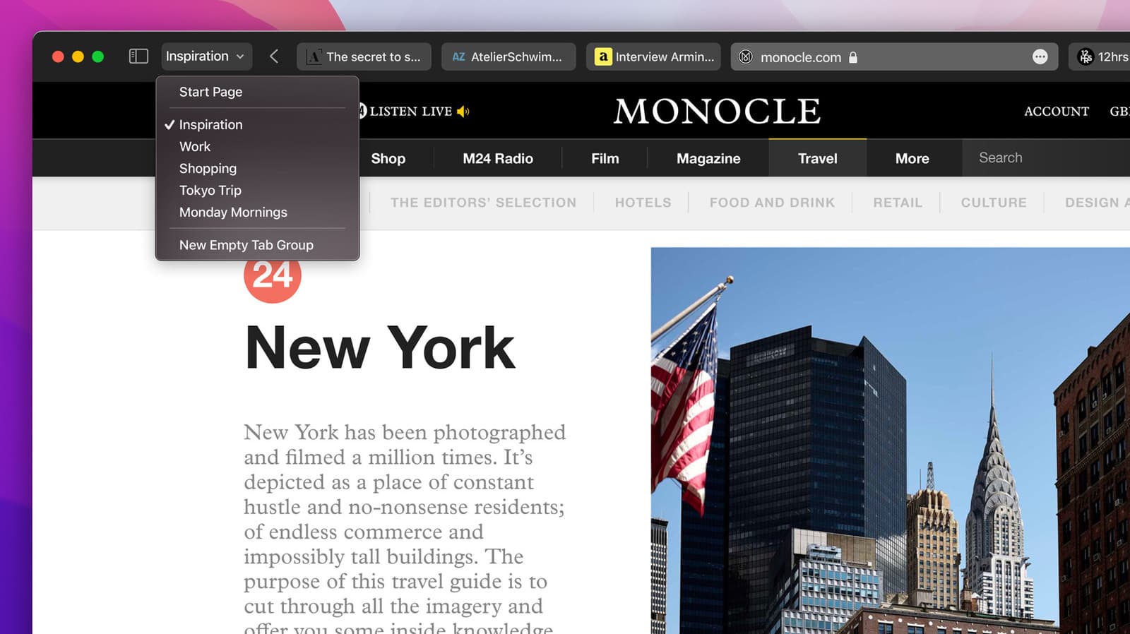 Safari's latest trick could be automatically organizing your tabs into groups