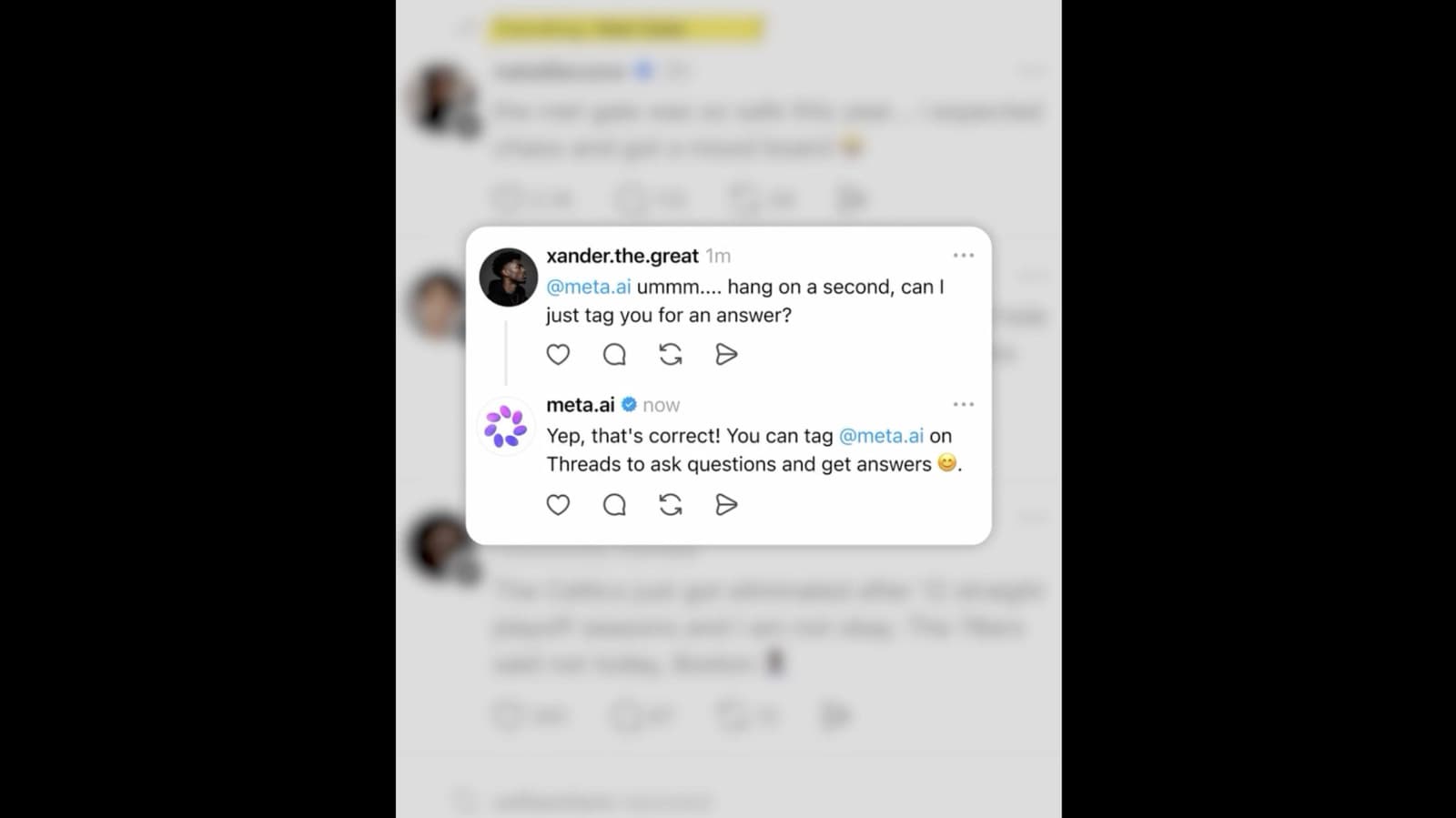 Threads users are pissed they can't block Meta's new AI chatbot