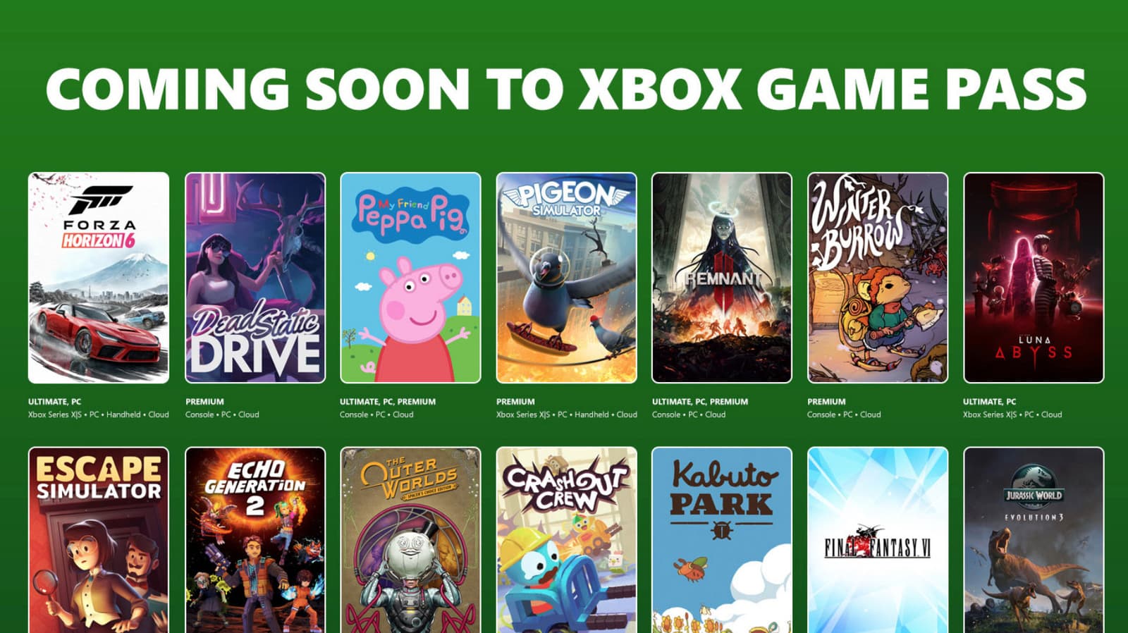 Xbox Game Pass additions for late May include Forza Horizon 6 and Remnant II